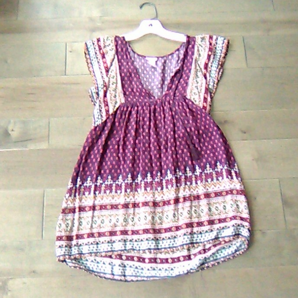 Purple Blouse with Pattern!